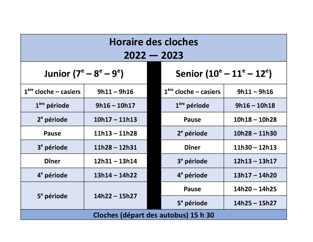 Copy of Horaire des cloches 2022 20231024 1
